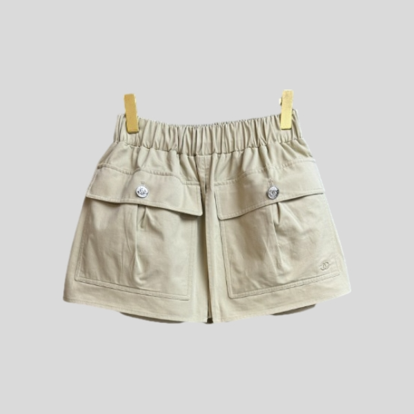 샤넬 베이지 카고 쇼츠