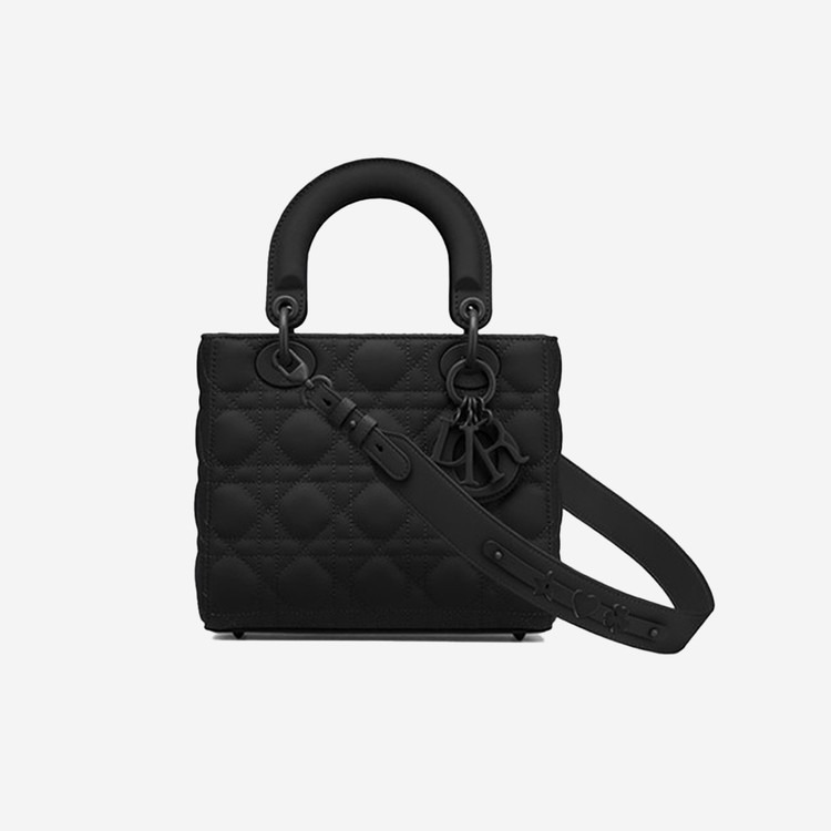 디올 블랙 울트라 매트 까나쥬 레이디백 스몰 