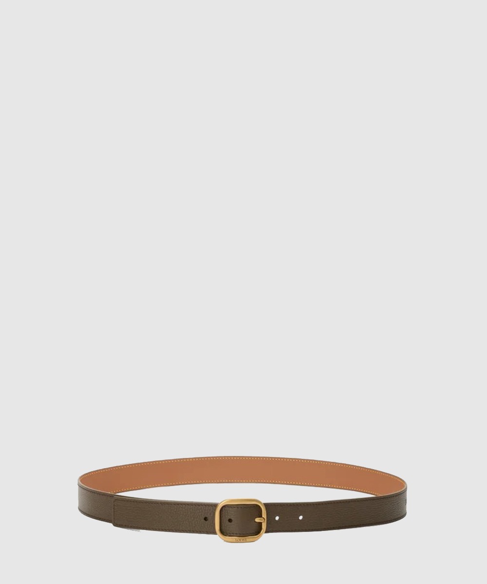 로에베 송아지 가죽 원형 벨트