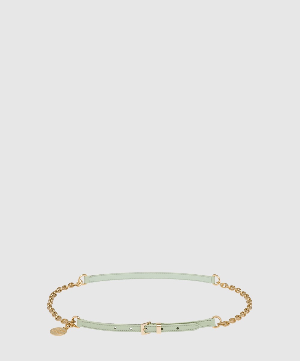 미우미우 가죽 체인 벨트 5CC550