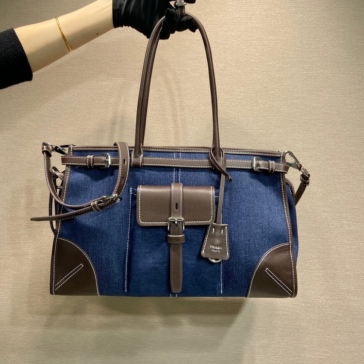 프라다 2026 보니 데님 라지