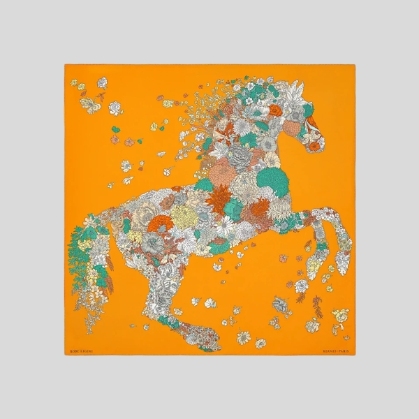 에르메스 로브 레제르 스카프 90