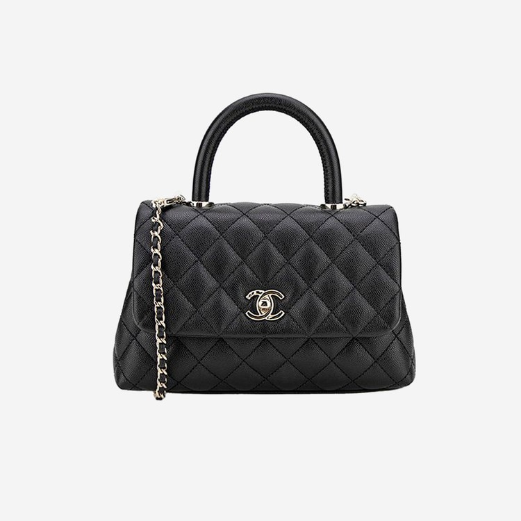 샤넬 코코핸들 스몰 블랙 골드