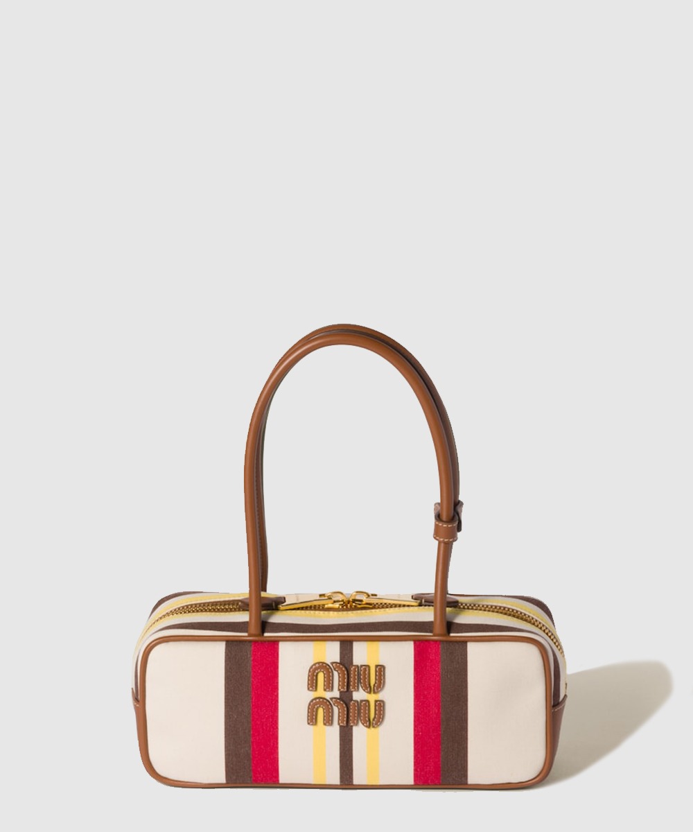 미우미우 캔버스 및 가죽 보백 5BB173