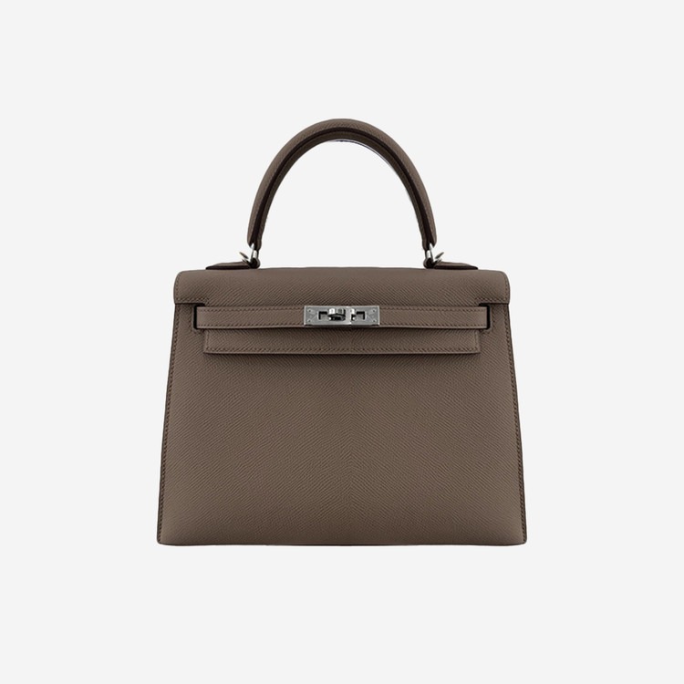 에르메스 켈리백 25 Gris etain (Togo)
